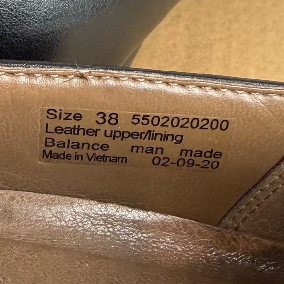 Dansko Farah Loafer Black Leather Women’s Size US 7.5/8 EU 38